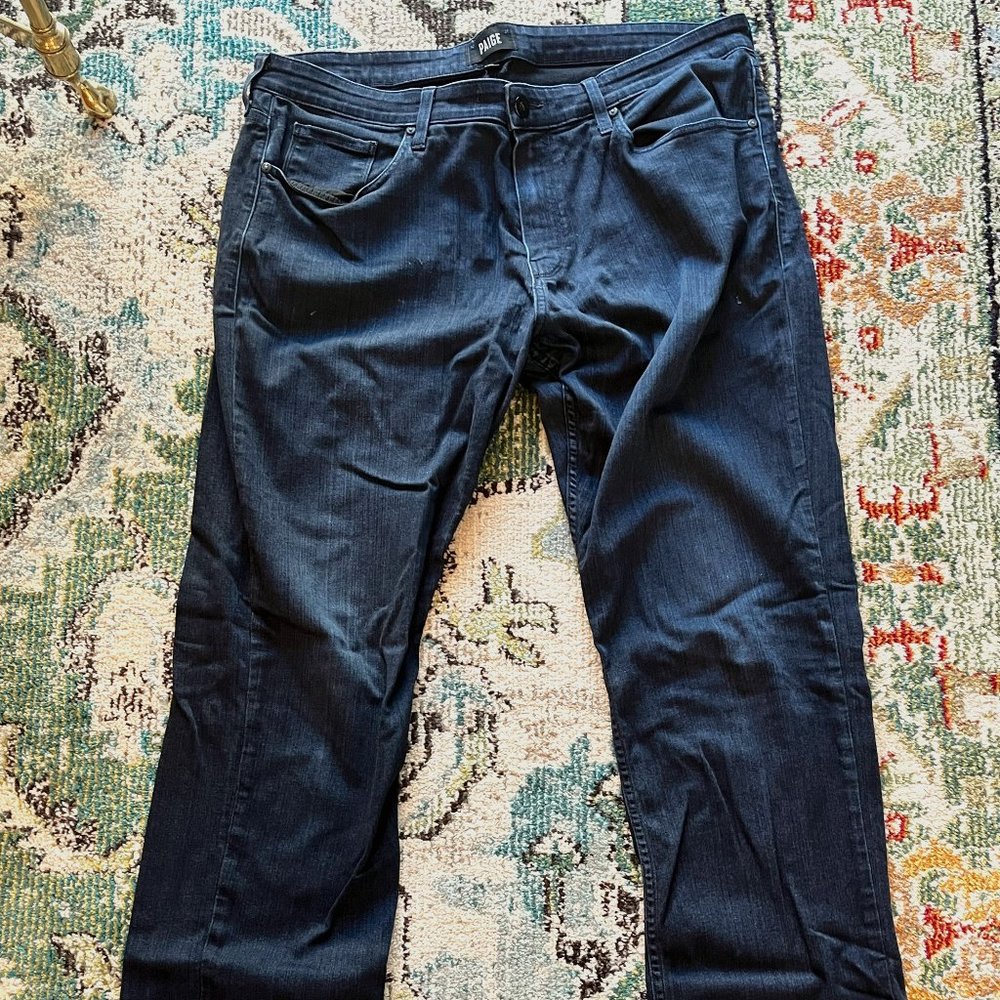 Paige Jeans - 38 x 34 - Dark Wash